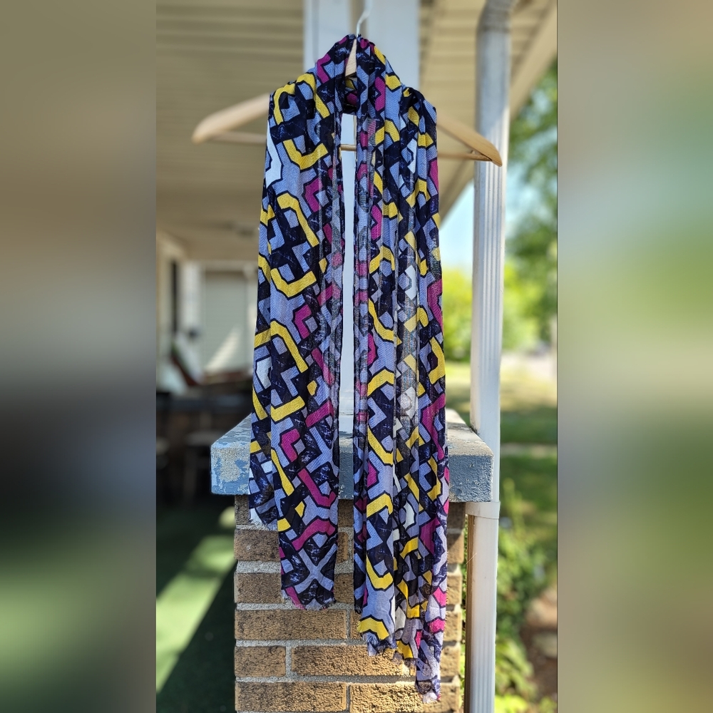 Geometric Patterned Skirt - Multicolor